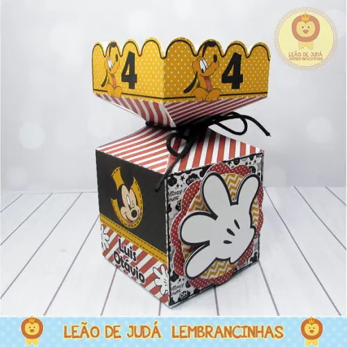 Caixinha Meia Bala Mickey