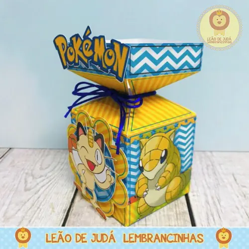 Caixinha Meia Bala Pokémon