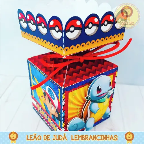 Caixinha Meia Bala Pokémon