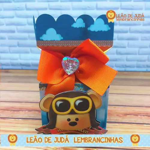 Caixinha Meia Bala URSO AVIADOR