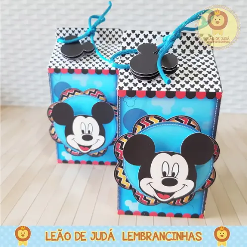Caixinha milk mickey