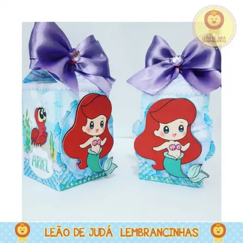 Caixinha milk tema ariel