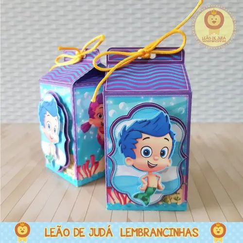 Caixinha milk tema bubble guppies