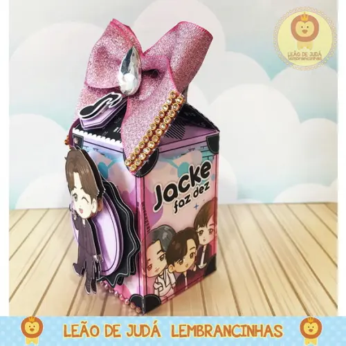 Caixinha milk tema BTS