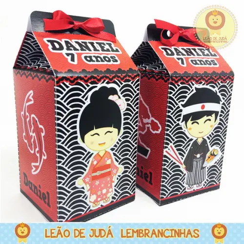 Caixinha Milk Tema Japão