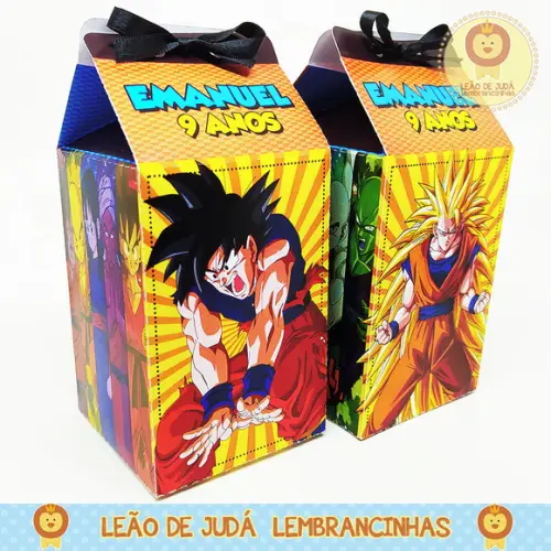 Caixinha milk tema dragon ball