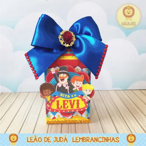 Caixinha Milk Tema Mundo Bita Circo