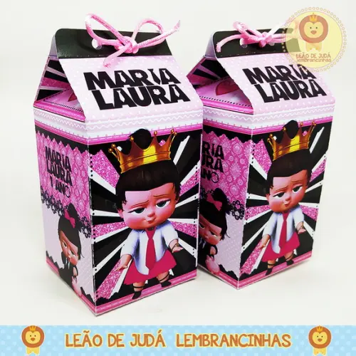 Caixinha milk tema poderosa chefinha