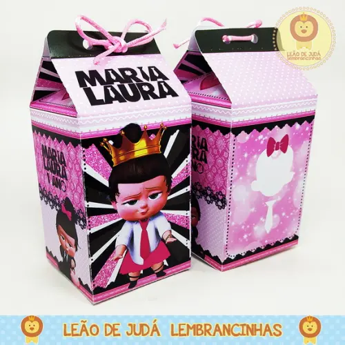 Caixinha milk tema poderosa chefinha