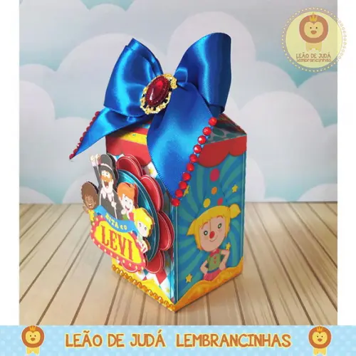 Caixinha Milk Tema Mundo Bita Circo