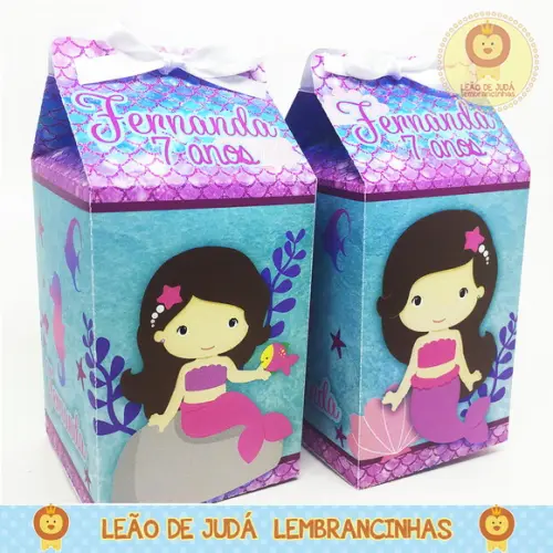 Caixinha Milk Tema Sereia
