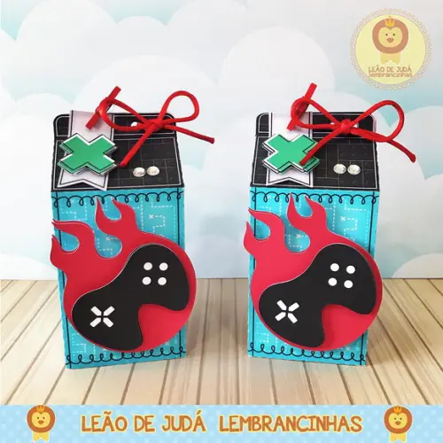 Caixinha milk tema video game