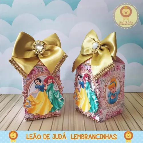Caixinha Milk Tema Princesas Disney