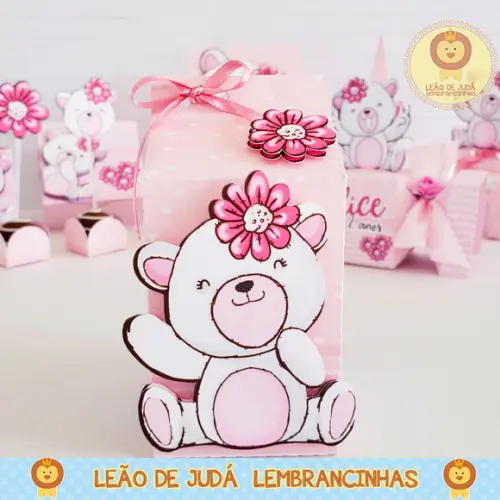 Caixinha milk ursa rosa
