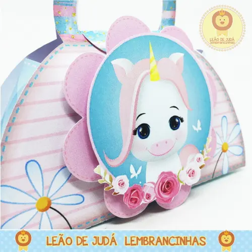 Caixinha Palau Tema Unicórnio