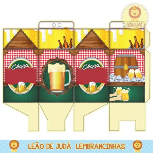 caixinha para festa boteco