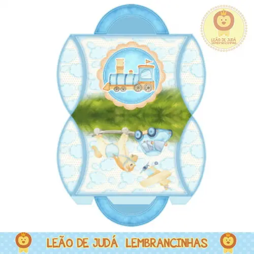 Caixinha para festa brinquedo