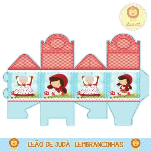 caixinha para festa chapeuzinho vermelho