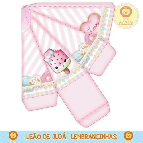 caixinha para festa confeitaria