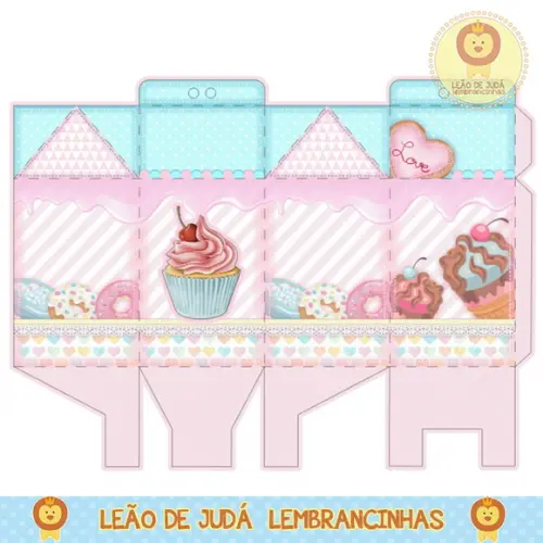 caixinha para festa confeitaria