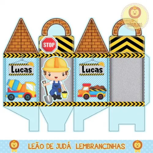 Caixinha Para Festa Construção