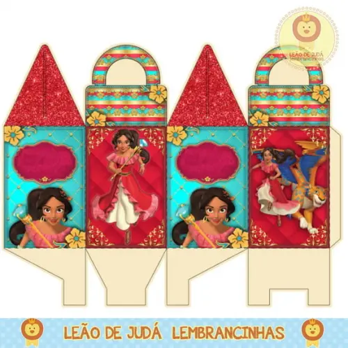 caixinha para festa elena de avalor