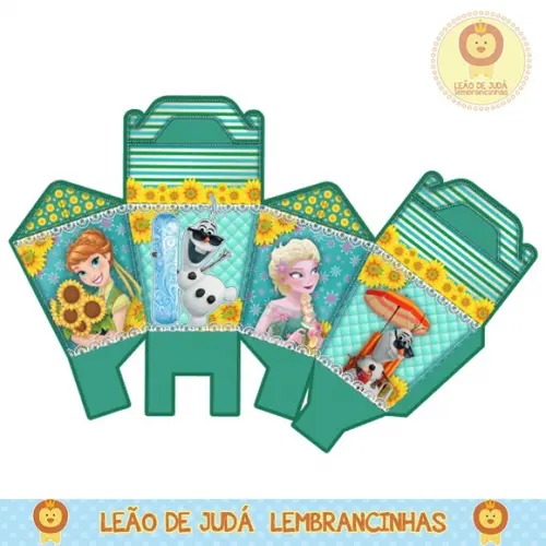 caixinha para festa frozen fever