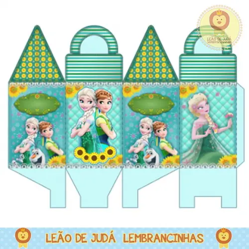 caixinha para festa frozen fever