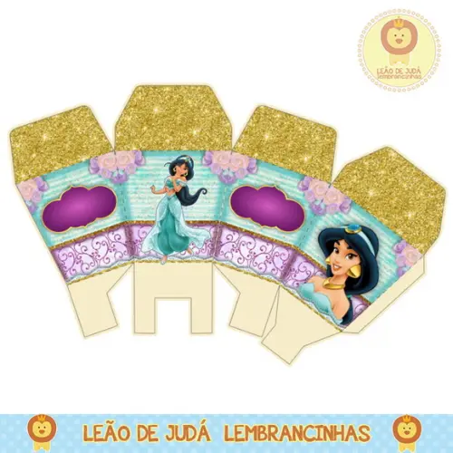 caixinha para festa jasmine