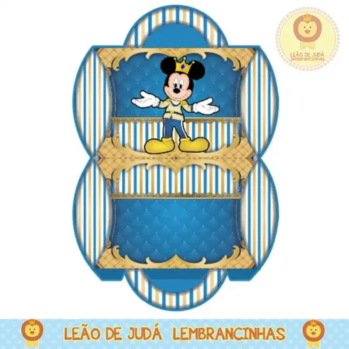 Caixinha para Festa Mickey Realeza