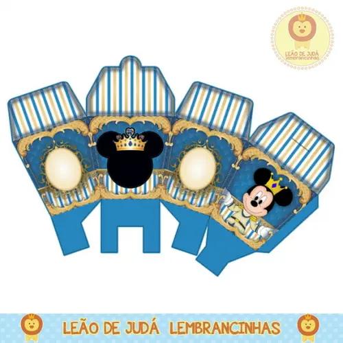 Caixinha para Festa Mickey Realeza