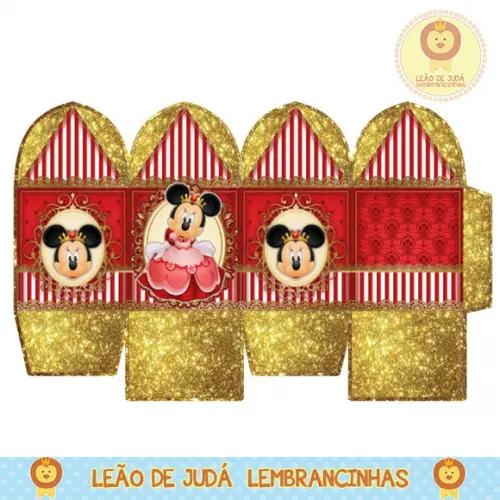 Caixinha para Festa Minnie Realeza