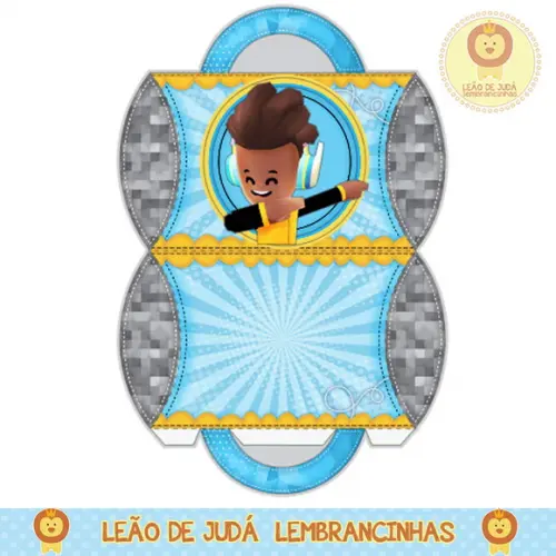 caixinha para festa pk xd