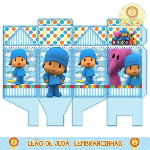 Caixinha para Festa Pocoyo