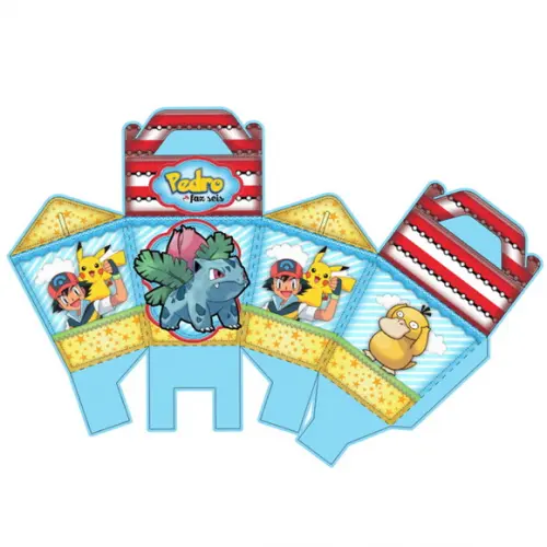 Caixinha para Festa Pokémon