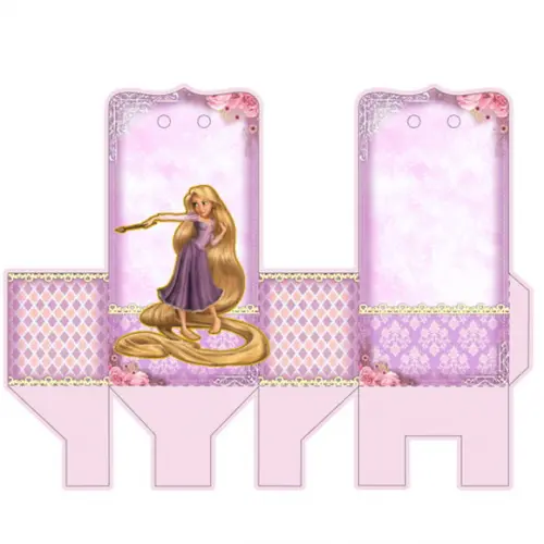 Caixinha para Festa Rapunzel