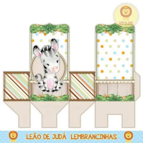 caixinha para festa safari