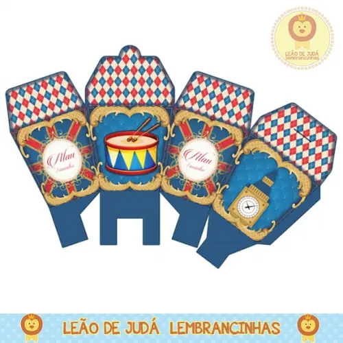 Caixinha Para Festa Soldadinho De Chumbo