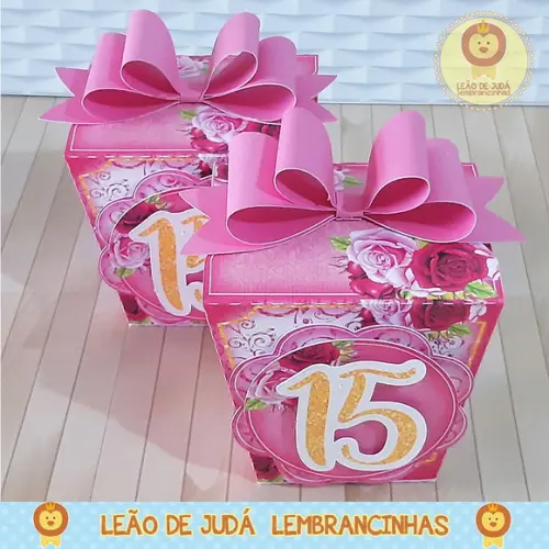 Caixinha para festa tema 15 anos