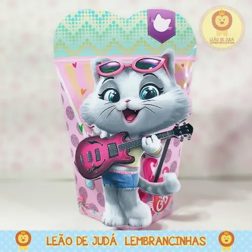 Caixinha para festa tema 44 gatos