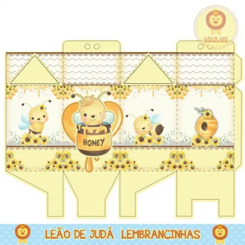 Caixinha para festa tema abelhinha