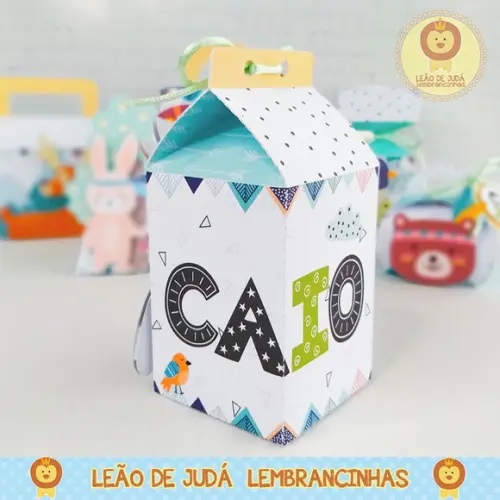 Caixinha para festa tema animalzinho