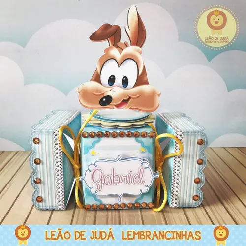 Caixinha para festa tema baby looney tunes