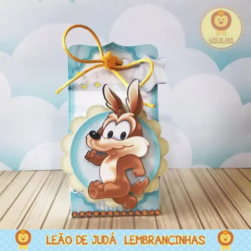 Caixinha para festa tema baby looney tunes