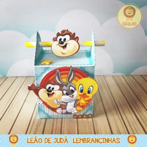 Caixinha para Festa Tema Baby Looney Tunes