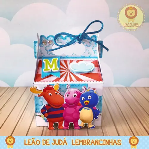 Caixinha para festa tema backyardigans