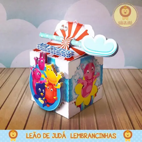 Caixinha para festa tema backyardigans