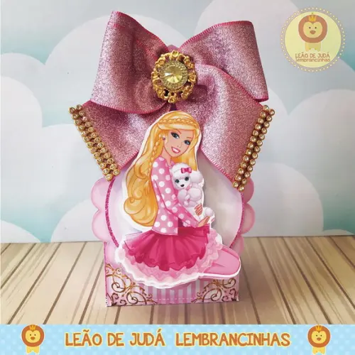 Caixinha para festa tema barbie