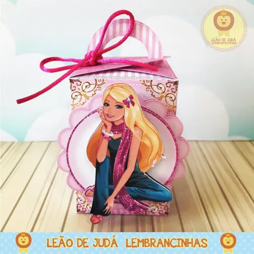 Caixinha para festa tema barbie