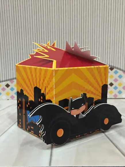 Caixinha para festa tema batman